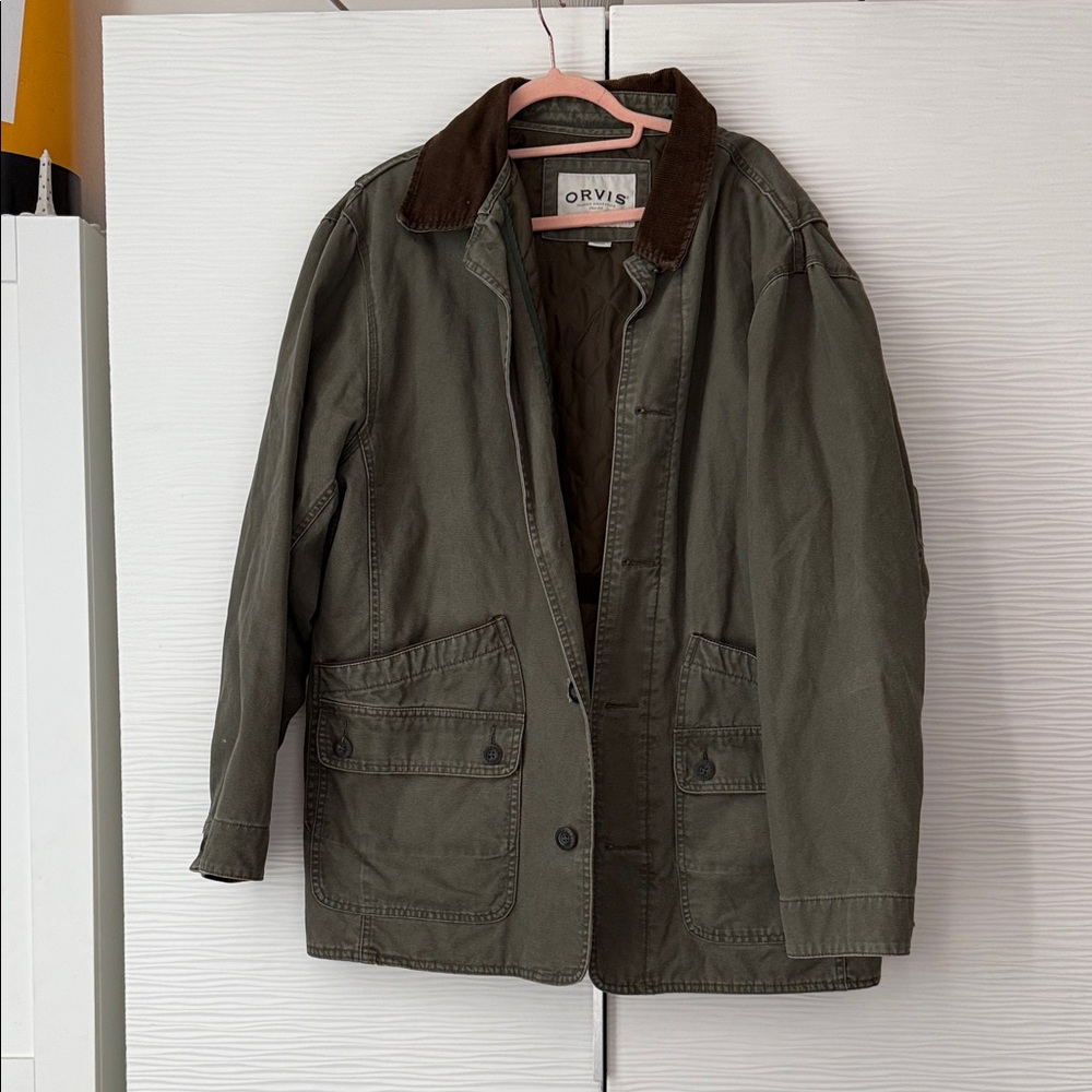 Orvis Olive Green Military Field Jacket